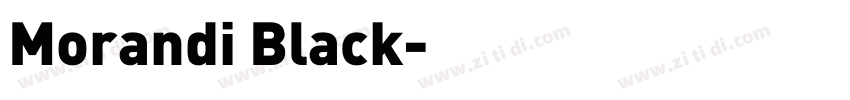 Morandi Black字体转换